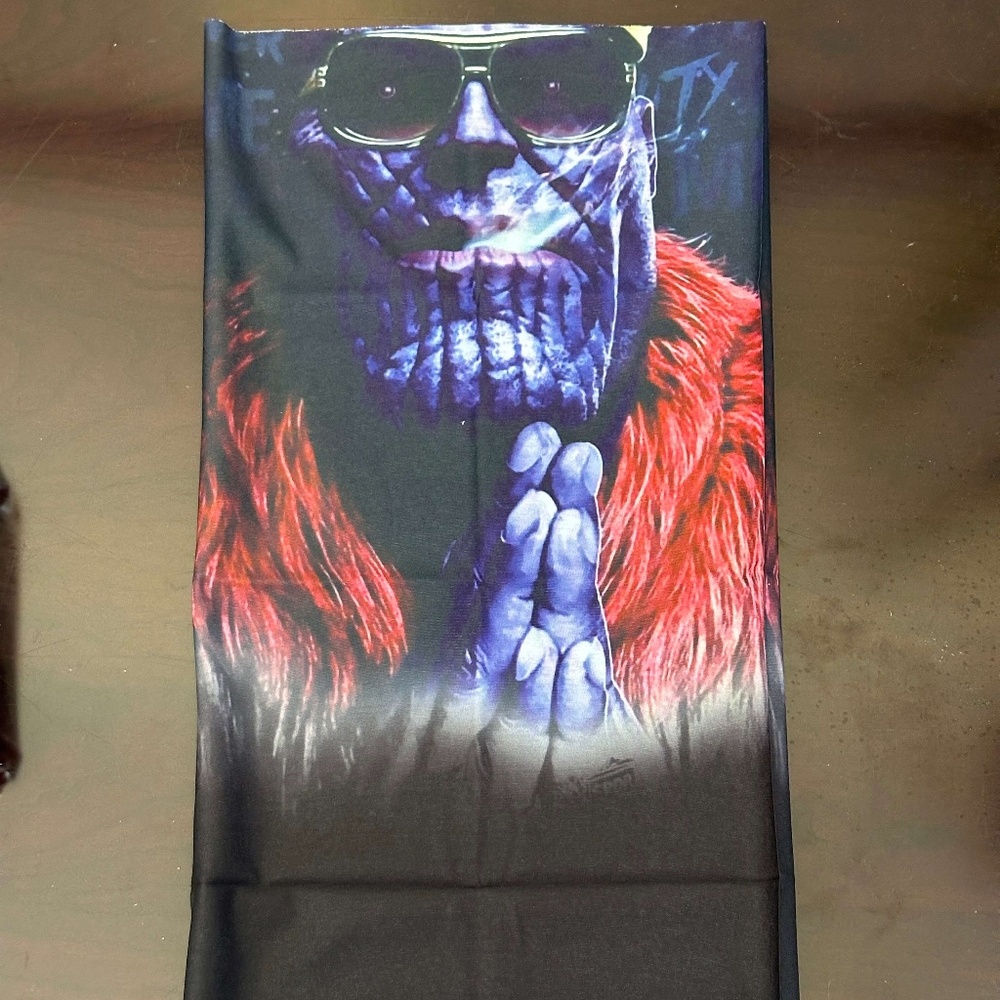 Thanos MCU original multifunctional seamless headwear wave cap headband scarf